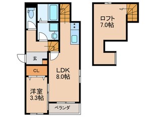 メゾン　ド　カランの物件間取画像